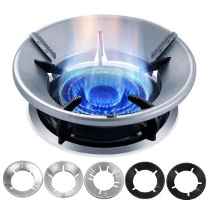 2 Pcs Energy Saving Gas Stove Cover + 2 Pcs Magic Majoni